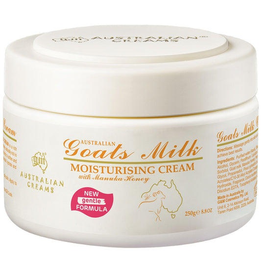 Goat's Milk & Manuka Honey Moisturising Cream for Sensitive Skin 250g