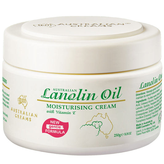 Lanolin Day & Night Cream Dry Skin Moisturiser 250g